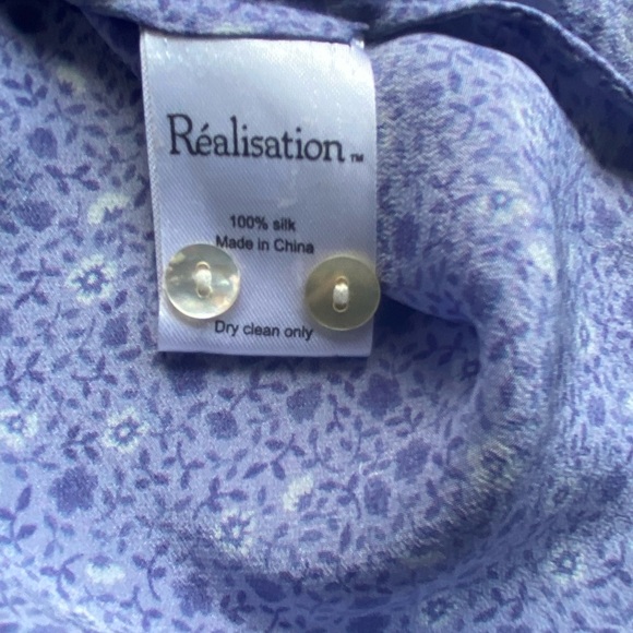 Realization Par Julia Dress in Purple Haze Silk Floral Ruffle Mini Babydoll - Picture 8 of 12